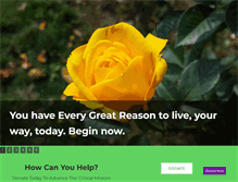 Tablet Screenshot of everygreatreason.org